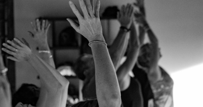 hands above head dharma yoga house