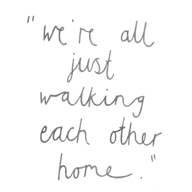 we are all just walking each other home ram dass
